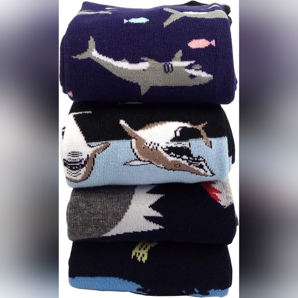 FREE! Shark Themed Socks Set OF 4 - Picture 3 of 8